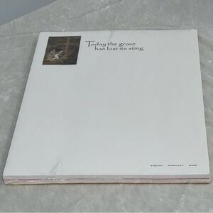2002 Easter Letterhead 84-6302  stationary Today the grave has lost its sting